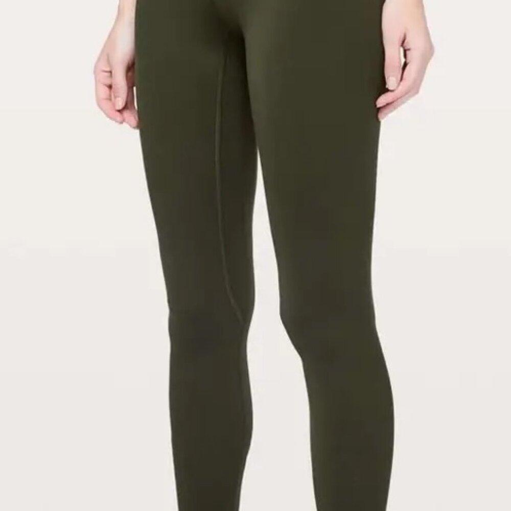 LULULEMON Align Legging in Olive Green Size 2.